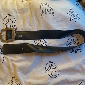 Black Leather Belt